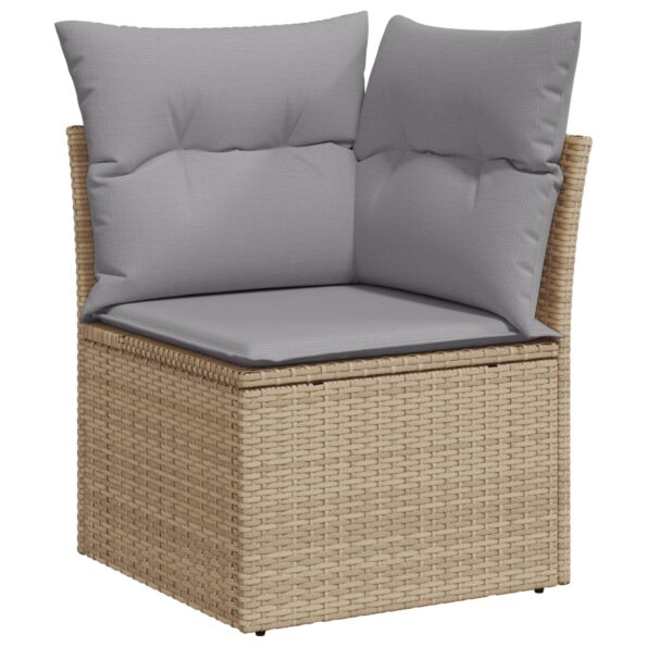 3355219_7.jpg vidaXL 10-dielny záhradný sofa set s vankúšmi čierny polyratan – Obrázok 7