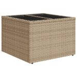 vidaXL 7-dielny záhradný jedálenský set s vankúšmi, hnedý poly ratan – Obrázok 6