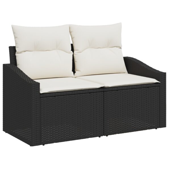 3355486_4.jpg vidaXL 7-dielny záhradný jedálenský set s vankúšmi hnedý polyratan – Obrázok 4