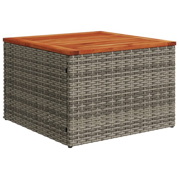 3356207_5.jpg vidaXL 8-dielny záhradný pohovkový set s vankúšmi sivý polyratan akácia – Obrázok 5