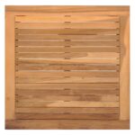 5-dielny záhradný jedálenský set s vankúšmi z masívneho dreva, 2-dielny set záhradnej lavičky z masívneho dreva – Obrázok 9