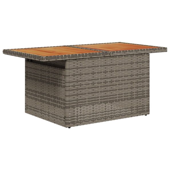 3358808_7.jpg vidaXL 6-dielny záhradný pohovkový set s vankúšmi sivý poly ratan – Obrázok 7