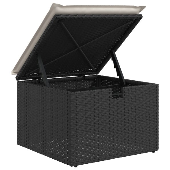 3360904_13.jpg vidaXL 8-dielny záhradný pohovkový set s vankúšmi, čierny polyratan – Obrázok 13