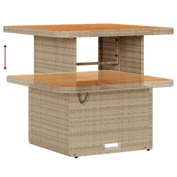 3364047_9.jpg vidaXL 10-dielny záhradný sedací set s vankúšmi béžový poly ratan akácia – Obrázok 9