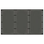 vidaXL 7 kusová záhradná súprava na stolovanie čierny poly ratan – Obrázok 8