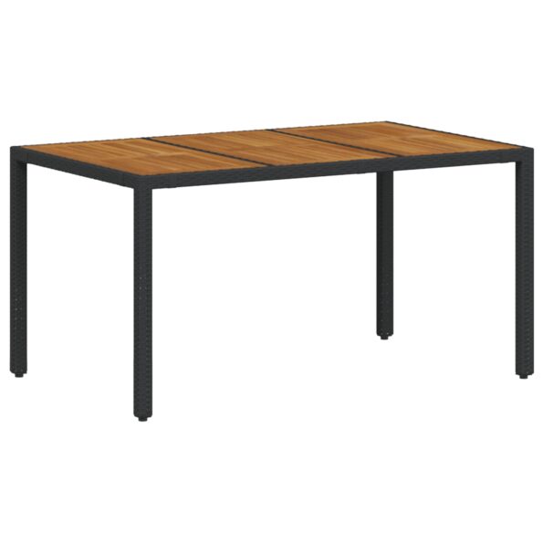 3365440_5.jpg vidaXL 7-dielna záhradná jedálenská súprava čierny poly ratan – Obrázok 5