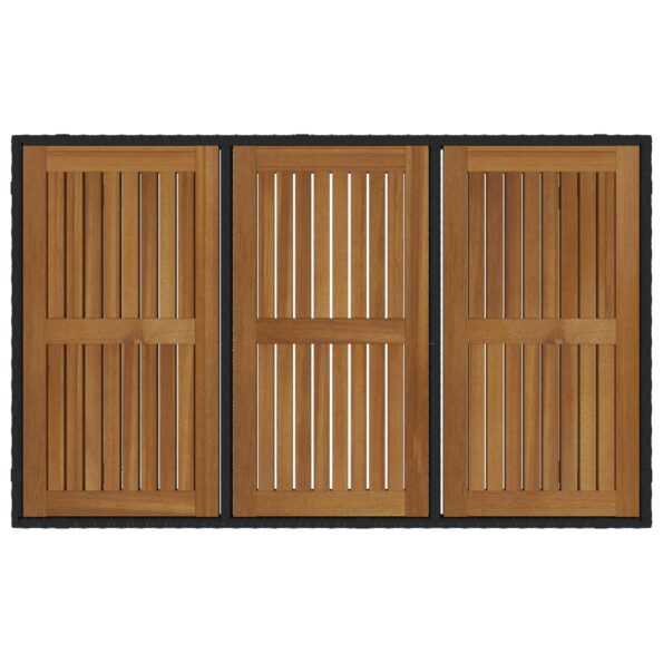 3365440_8.jpg vidaXL 7-dielna záhradná jedálenská súprava čierny poly ratan – Obrázok 8