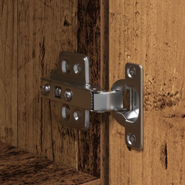 vidaXL Vysoký stôl Staré drevo 40x42.5x185 cm Lieková doska – Obrázok 10