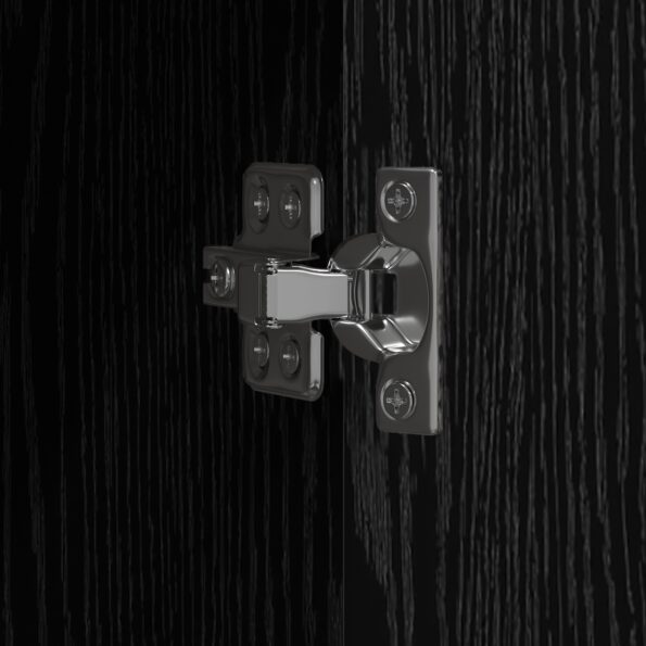 vidaxl Highboard Čierny Dub 40x42.5x185 cm Kompozitné Drevo – Obrázok 9