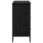 vidaXL Komoda čierny dub 91x35.5x74.5 cm inžinierske drevo – Obrázok 7