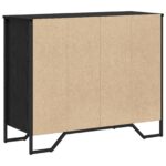 vidaXL Komoda čierny dub 91x35.5x74.5 cm inžinierske drevo – Obrázok 8