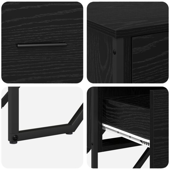3365605_9.jpg vidaXL Komoda čierny dub 91x35.5x74.5 cm inžinierske drevo – Obrázok 9