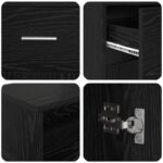 vidaXL Stôl čierny dub 160x55x91 cm Inžinierske drevo – Obrázok 9