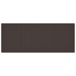 vidaXL Záhradný stôl hnedý 250x100x73 cm Poly Rattan – Obrázok 7