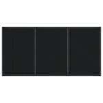 vidaXL 7-dielna záhradná jedálenská súprava hnedá Textilén a oceľ – Obrázok 8