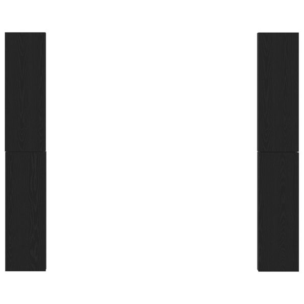 Sada TV skrine vidaXL 4 kusy Čierny sok 30.5x30x90 cm Drevotriesková doska, Nástenné TV skrine vidaXL - 2 ks Čierny sok, 30.5x30x90 cm, vyrobené z drevotrieskovej dosky – Obrázok 6