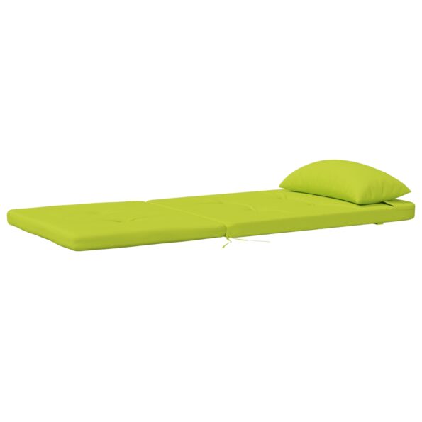 vidaXL Vankúše na stoličky 2 pcs Žiarivá zelená 58 x 77 x 4,5 cm – Obrázok 4