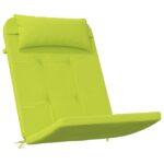 vidaXL Vankúše na stoličky 2 pcs Žiarivá zelená 58 x 77 x 4,5 cm – Obrázok 5