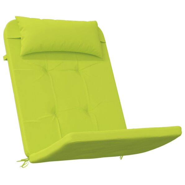 vidaXL Vankúše na stoličky 2 pcs Žiarivá zelená 58 x 77 x 4,5 cm – Obrázok 5