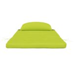 vidaXL Vankúše na stoličky 2 pcs Žiarivá zelená 58 x 77 x 4,5 cm – Obrázok 6
