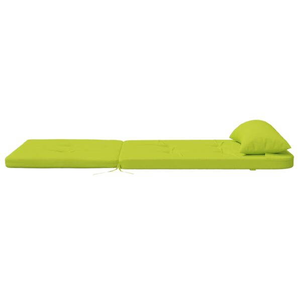 vidaXL Vankúše na stoličky 2 pcs Žiarivá zelená 58 x 77 x 4,5 cm – Obrázok 7
