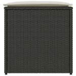 vidaXL vonkajší úložný box čierny a krémový ratan, polyester 80 cm – Obrázok 6