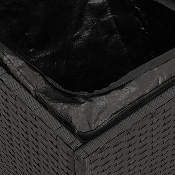 365408_9.jpg vidaXL vonkajší úložný box čierny a krémový ratan, polyester 80 cm – Obrázok 9