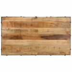 vidaXL Konferenčný stolík s kolieskami 100x55x26 cm mangovníkové drevo – Obrázok 4