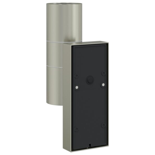 vidaXL Exteriérové nástenné svietidlo Strieborná 7 x 10 x 22 cm – Obrázok 5