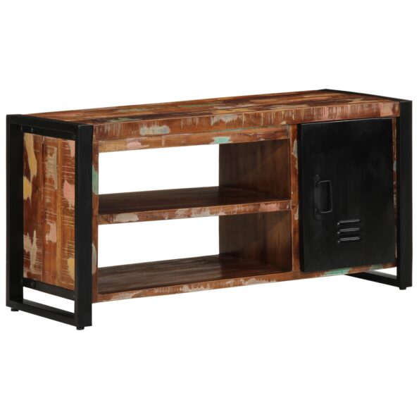 4013602_2.jpg vidaXL Lavička na topánky Viac farieb 100x40x50 cm z recyklovaného dreva – Obrázok 2