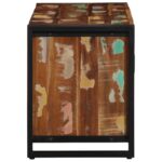 vidaXL Lavička na topánky Viac farieb 100x40x50 cm z recyklovaného dreva – Obrázok 5