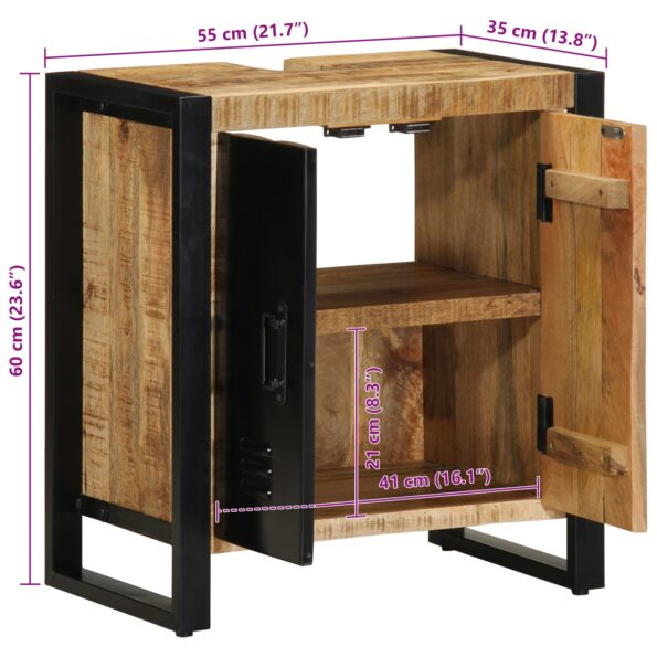 4013603_13.jpg vidaXL Kúpeľňový kabinet 55x35x60 cm Masívne hrubé drevo – Obrázok 13