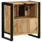 vidaXL Kúpeľňový kabinet 55x35x60 cm Masívne hrubé drevo – Obrázok 6