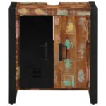 vidaXL kúpeľňová skriňa viacfarebná 55x35x60 cm z recyklovaného dreva – Obrázok 4