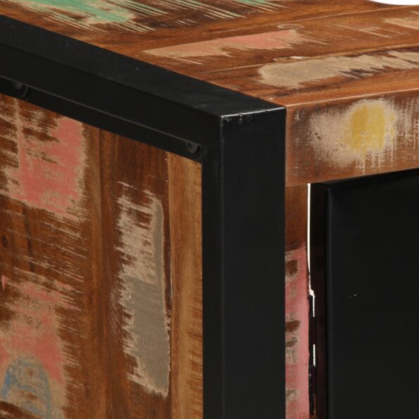 vidaXL kúpeľňová skriňa viacfarebná 55x35x60 cm z recyklovaného dreva – Obrázok 9