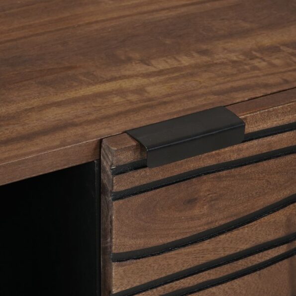 vidaXL Skrinka 80x33.5x75 cm z masívneho dreva mango – Obrázok 8