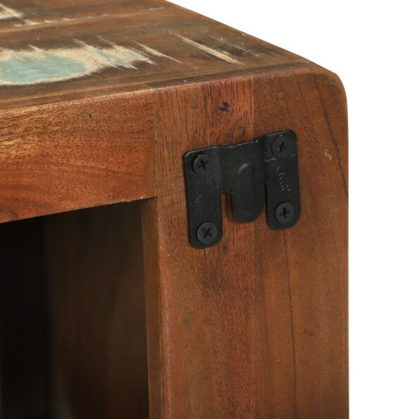 vidaXL Mediálna skriňa Recyklované drevo v multifarebnom prevedení – Obrázok 9