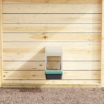 vidaXL Hniezdo pre sliepky, 1 priehradka, nástenné, pozinkovaná oceľ – Obrázok 3