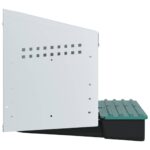 vidaXL Hniezdo pre sliepky s 2 priehradkami, nástenné, pozinkovaná oceľ – Obrázok 6