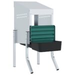 vidaXL Hniezdo pre kurčatá s 1 priehradkou a nohami, pozinkovaná oceľ – Obrázok 4