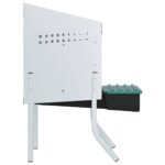 vidaXL Hniezdo pre kurčatá s 1 priehradkou a nohami, pozinkovaná oceľ – Obrázok 6