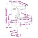 vidaXL Hniezdo pre kurčatá s 1 priehradkou a nohami, pozinkovaná oceľ – Obrázok 9