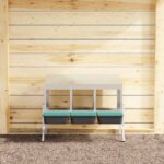 vidaXL Hniezdo pre kurčatá s 3 priehradkami a nohami, pozinkovaná oceľ – Obrázok 3