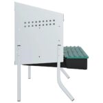 vidaXL Hniezdo pre kurčatá s 3 priehradkami a nohami, pozinkovaná oceľ – Obrázok 6