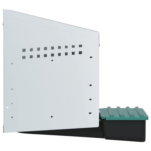 vidaXL Hniezdo pre sliepky, 1 priehradka, nástenné, pozinkovaná oceľ – Obrázok 6