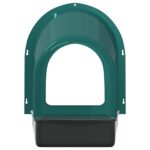 vidaXL Hniezdne búdky pre sliepky 4 ks, nástenné, tmavozelené plastové – Obrázok 5