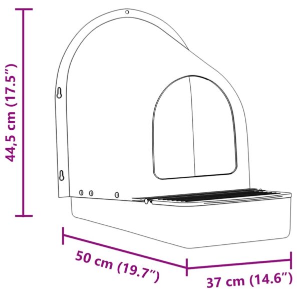 vidaXL Hniezdne búdky pre sliepky 4 ks, nástenné, tmavozelené plastové – Obrázok 8