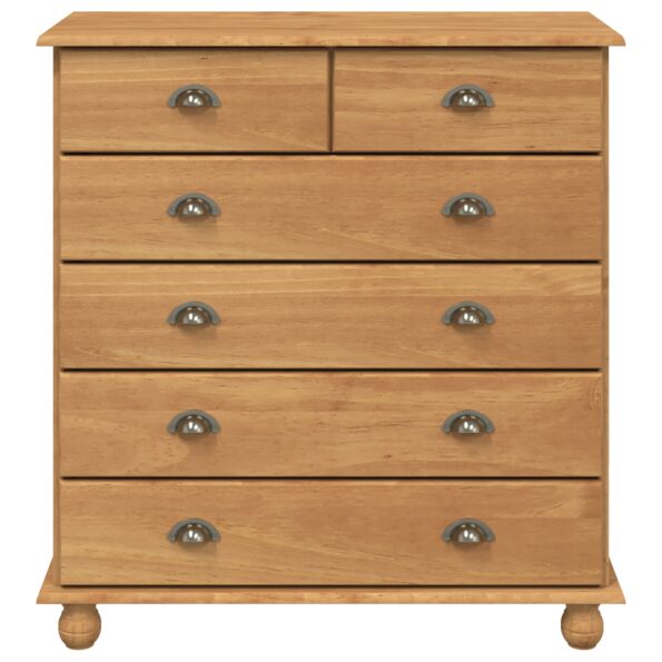 4105418_6.jpg vidaXL Komoda 'ASKIM'91x40x95,5 cm Masívne drevo z borovice – Obrázok 6