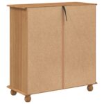 vidaXL Komoda 'ASKIM'91x40x95,5 cm Masívne drevo z borovice – Obrázok 8