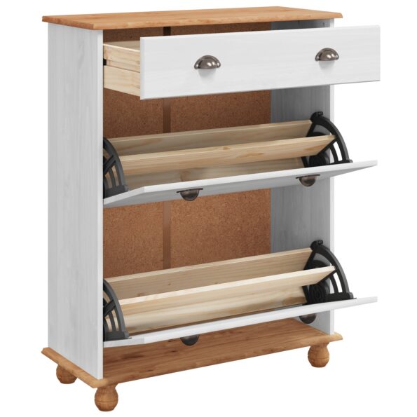 4105438_5.jpg vidaXL Kabinet na topánky ASKIM Biela 85x35x108 cm masívna borovica – Obrázok 5